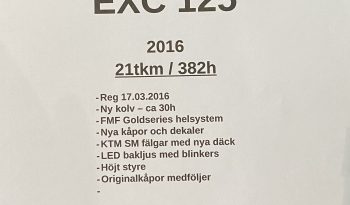 KTM EXC 125 -2016 full